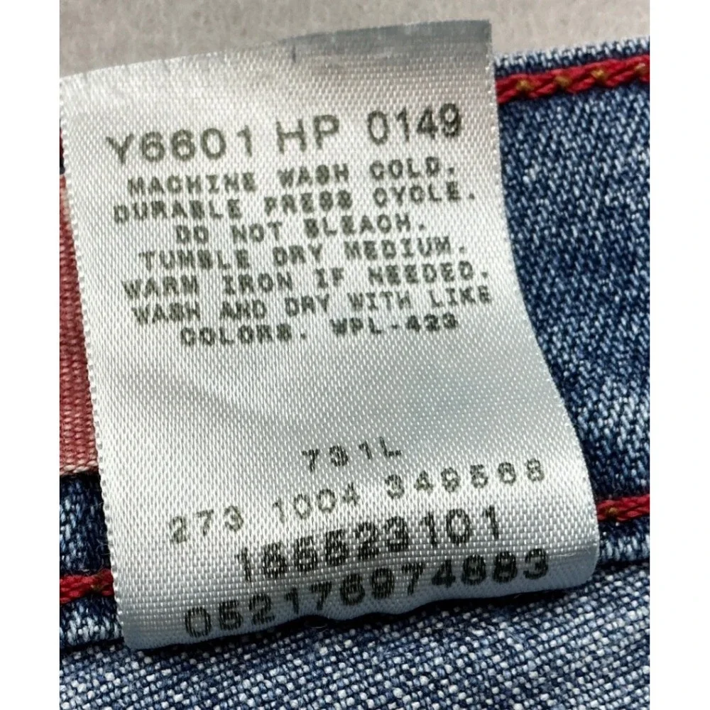 Levi's Straight Leg Jeans Medium Wash Blue‎ Denim Mens Size 34x31 Casual